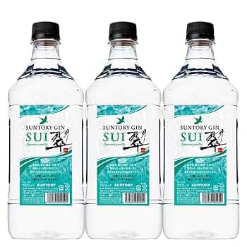 Amazon.co.jp: サントリー ジン 翠(SUI) 1.8Lペット 1800m × 3本
